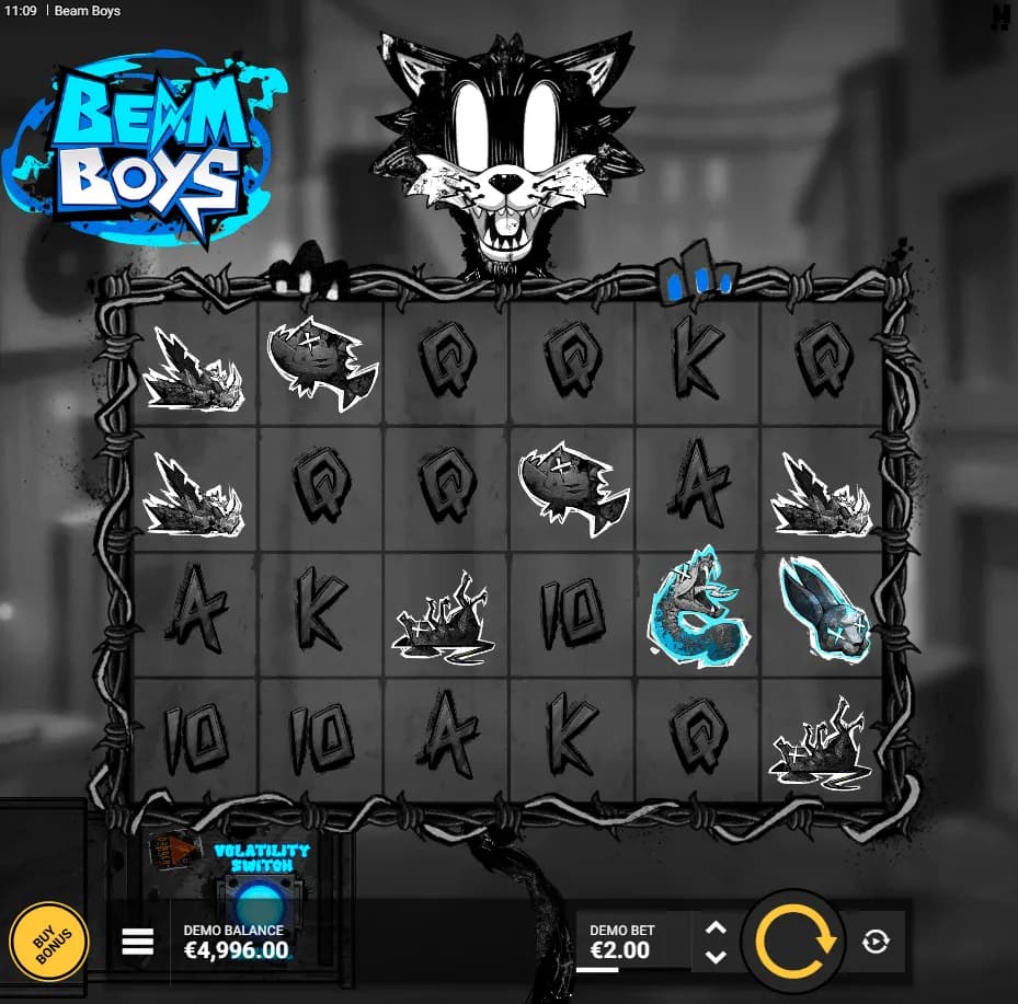 Beam Boys slot by Hacksaw Gaming gameplay screenshot