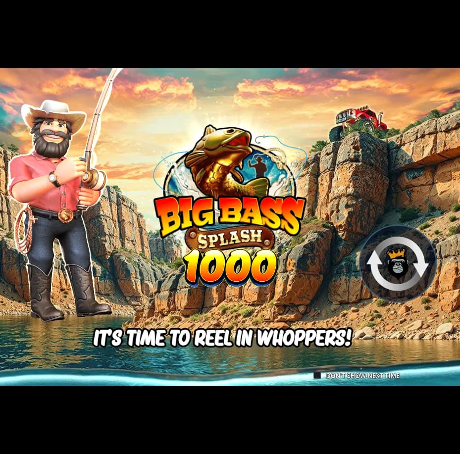 Big Bass Splash 1000 slot gameplay screenshot