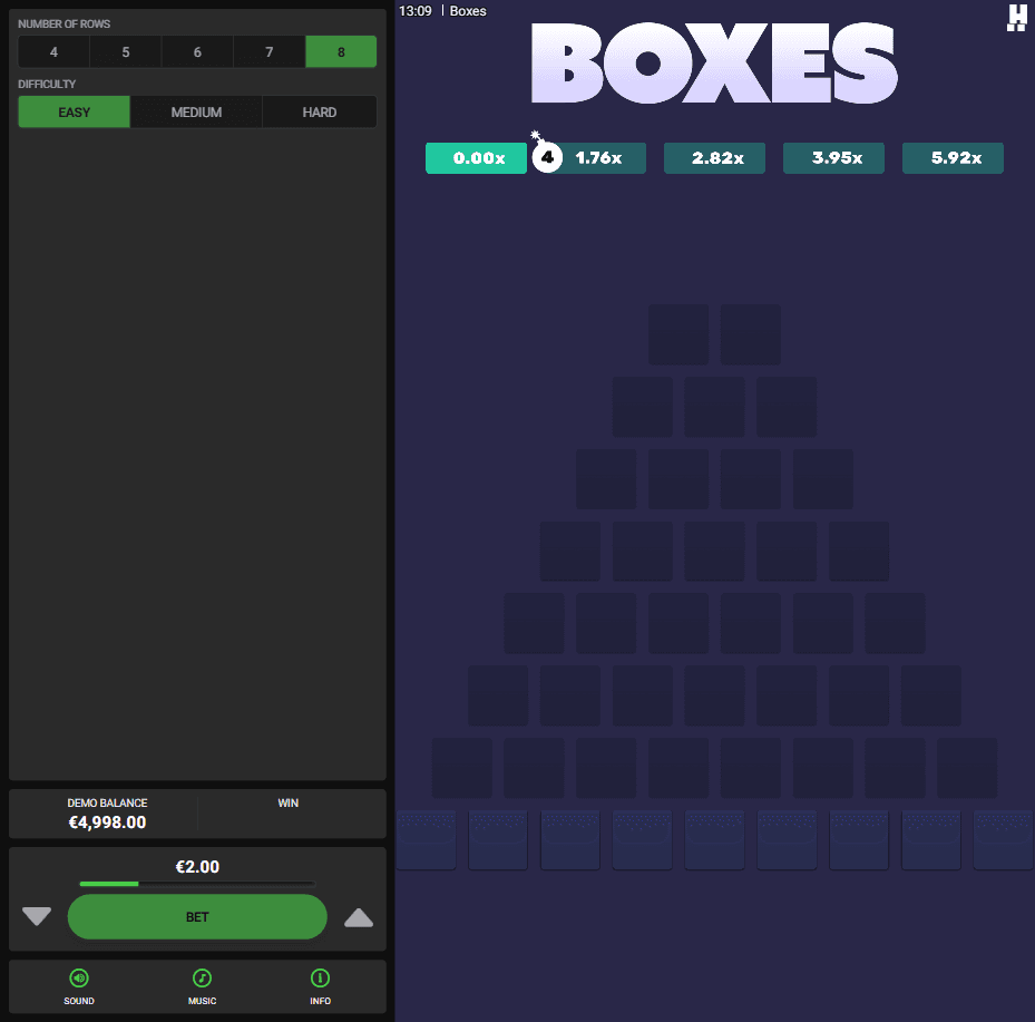 Boxes slot by Hacksaw Gaming gameplay screenshot