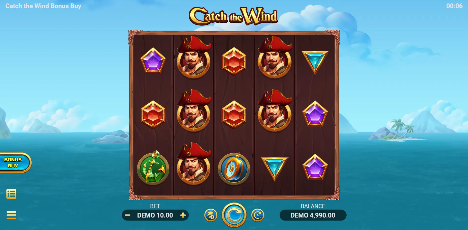 Catch the Wind Bonus Buy slot gameplay screenshot