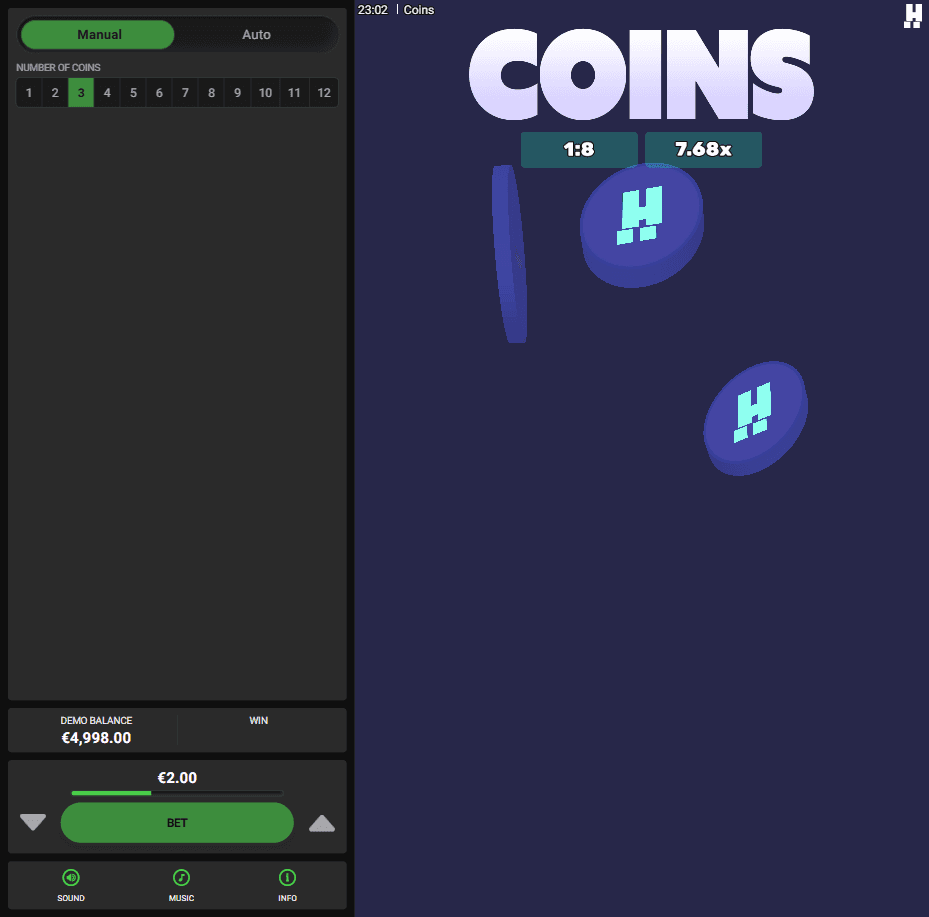 Coins slot by Hacksaw Gaming gameplay screenshot