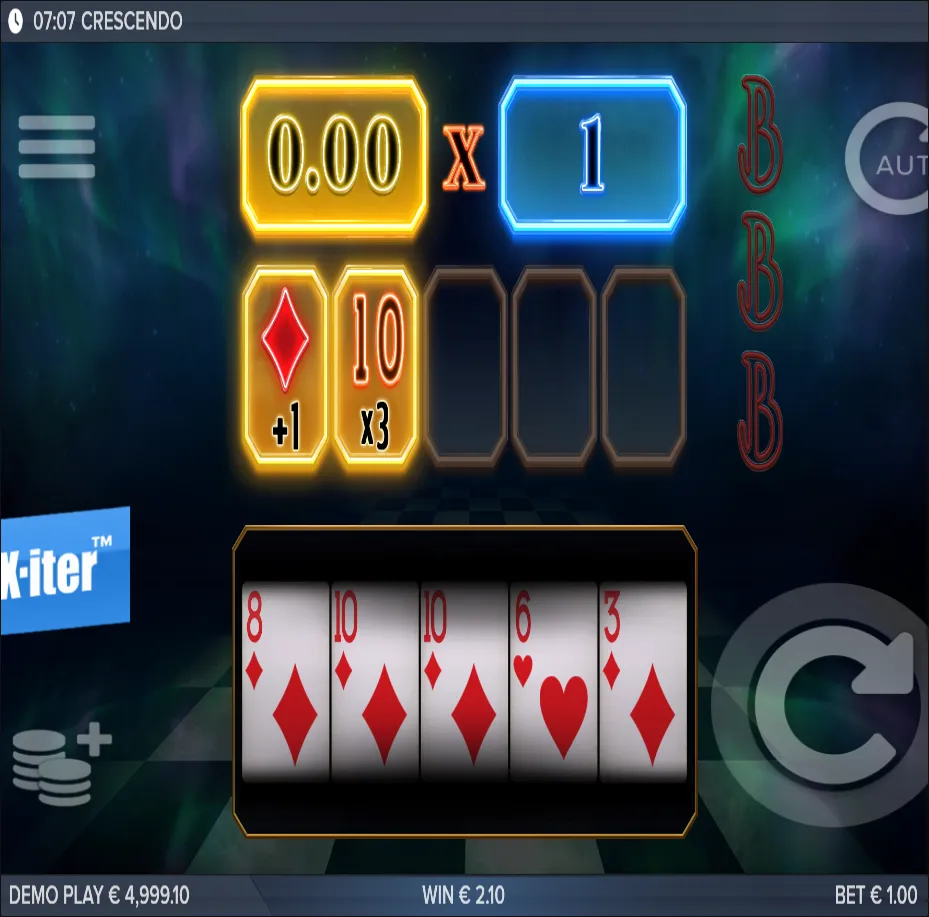 Crescendo slot gameplay screenshot