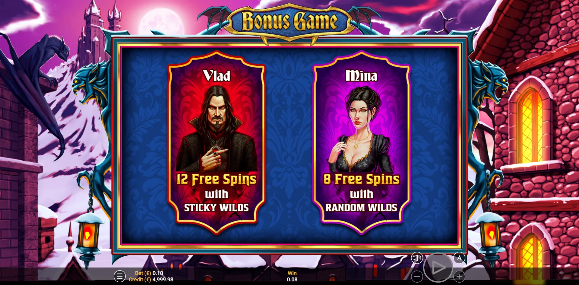 Eternal Desire: The Curse of Love slot gameplay screenshot
