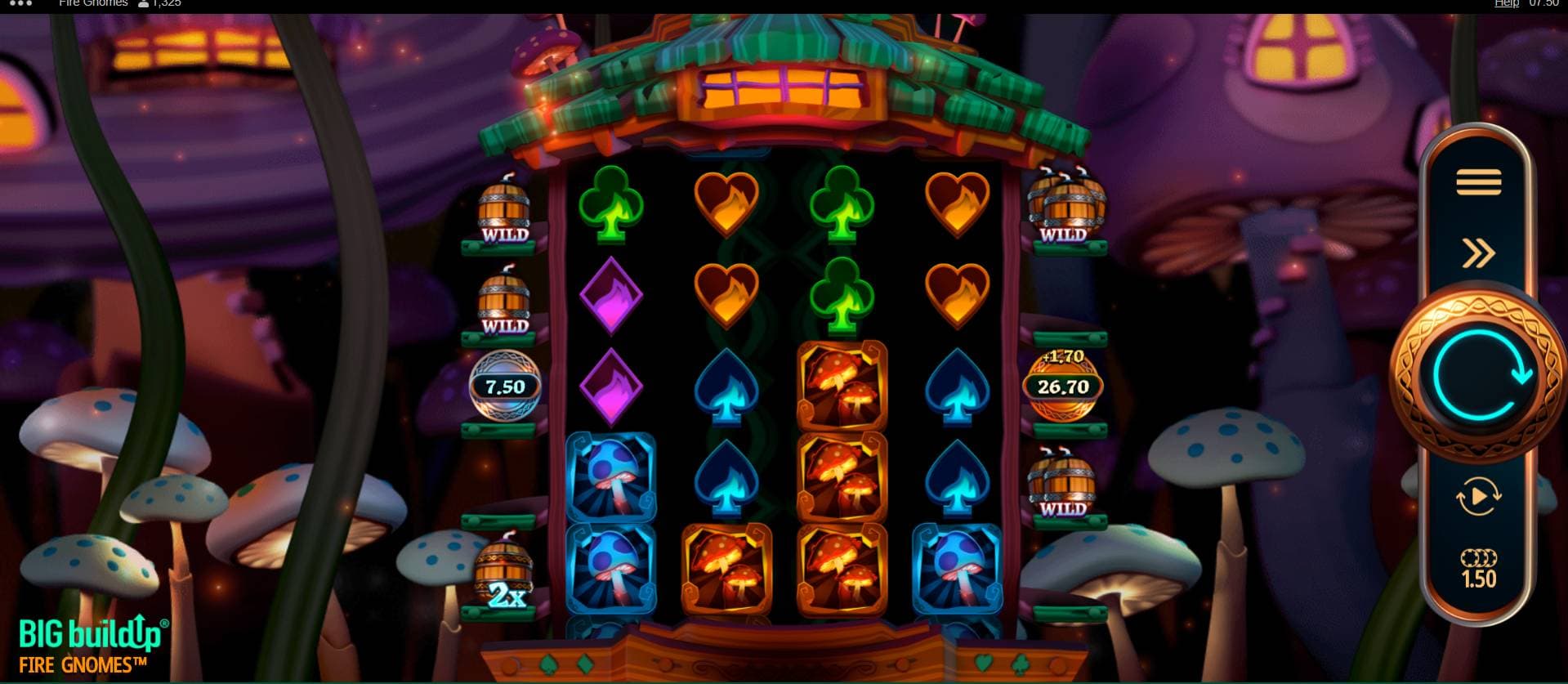 Fire Gnomes by Crazy Tooth Studio with Wild on Fantasy-themed reels