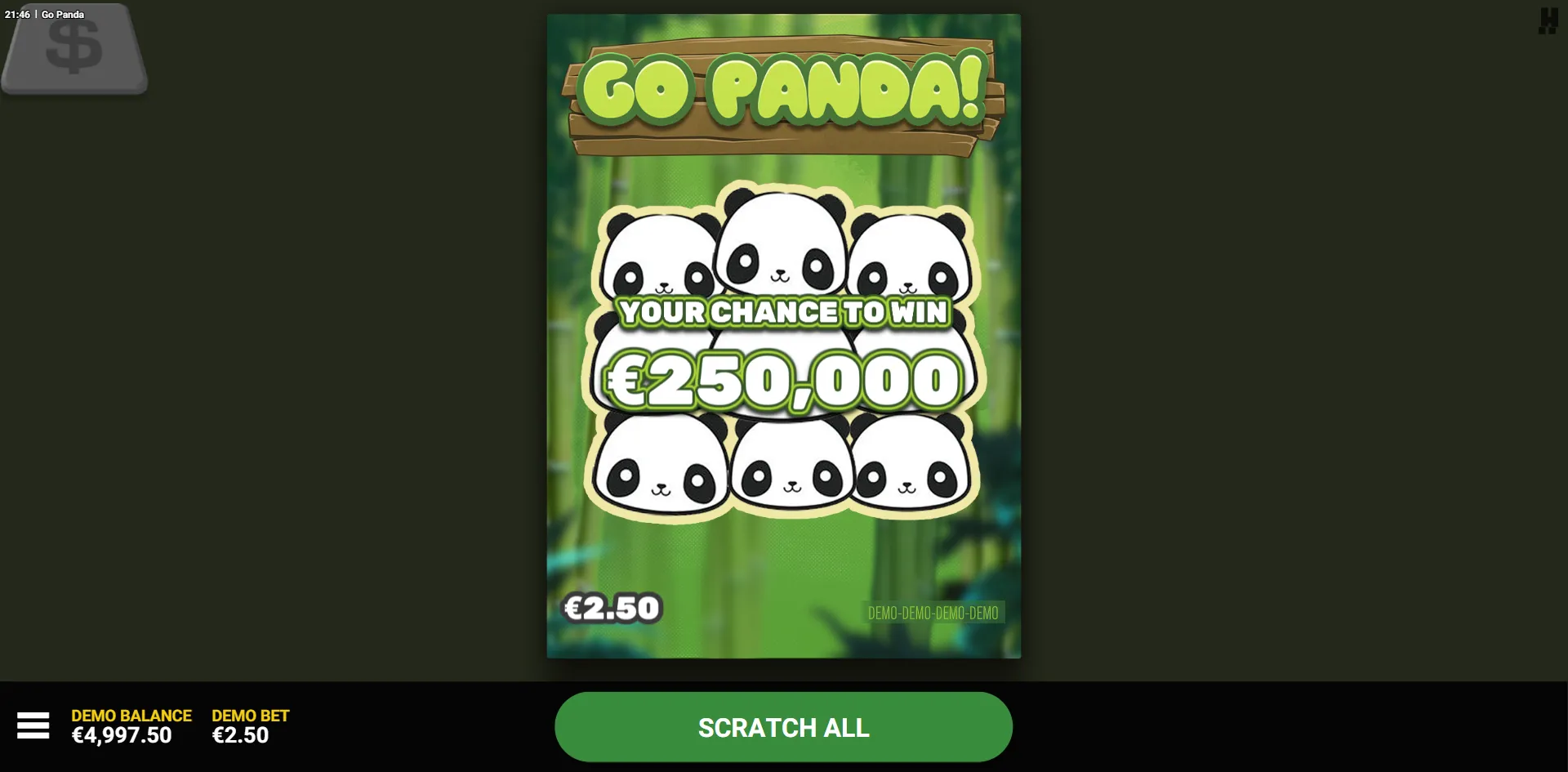 Go Panda! slot gameplay screenshot