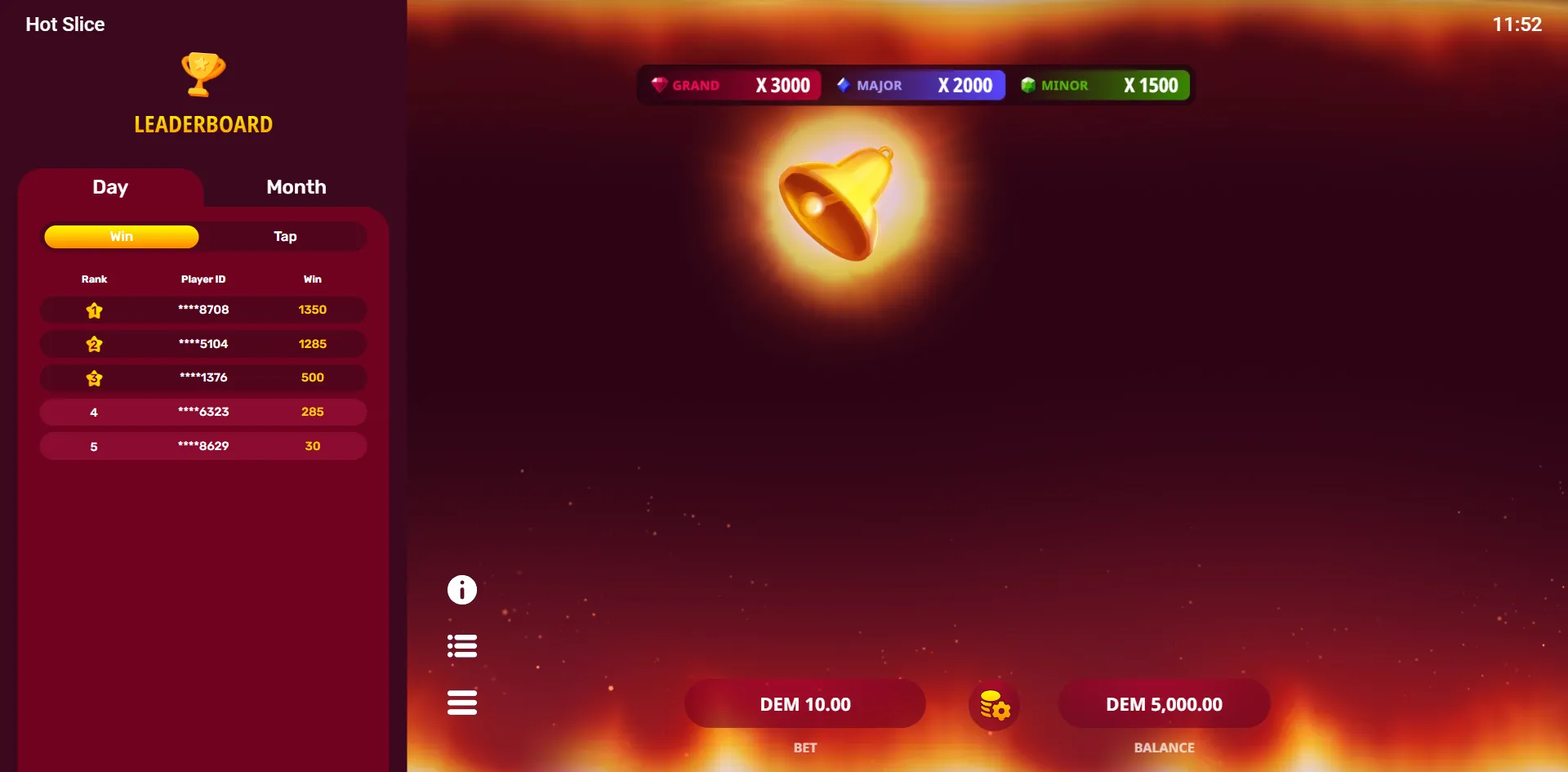 Hot Slice slot gameplay screenshot
