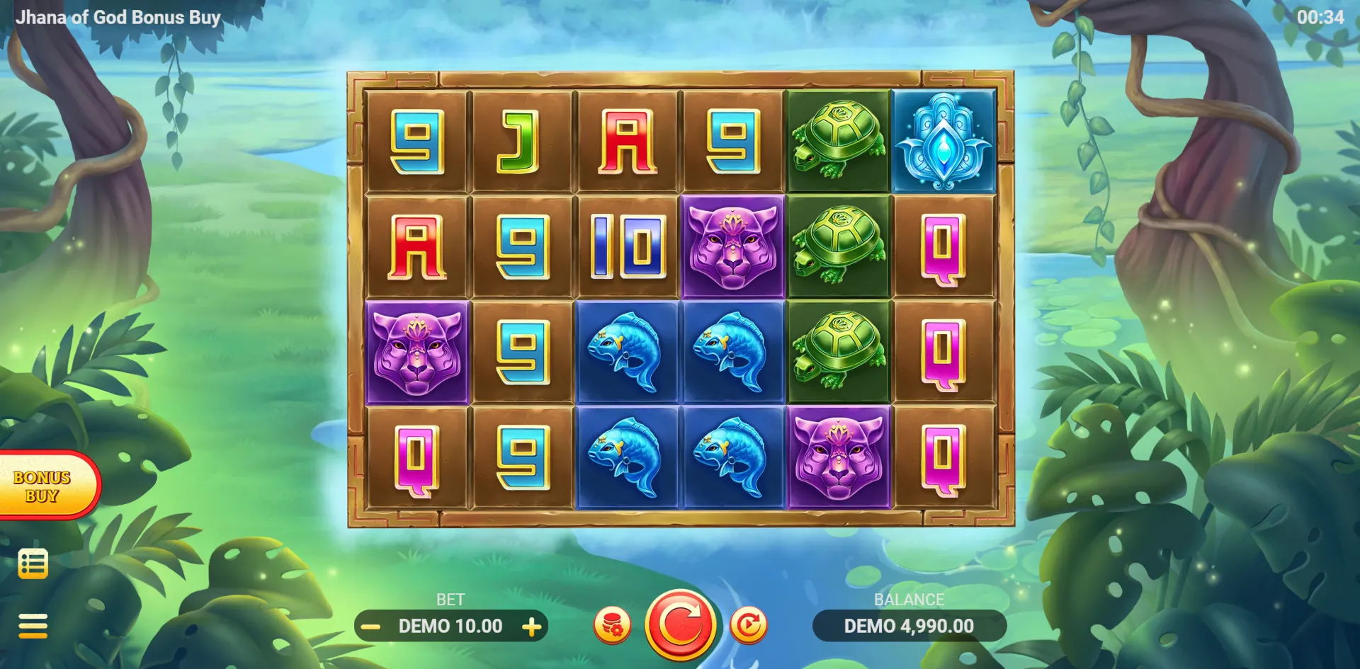 Jhana of God Bonus Buy slot gameplay screenshot