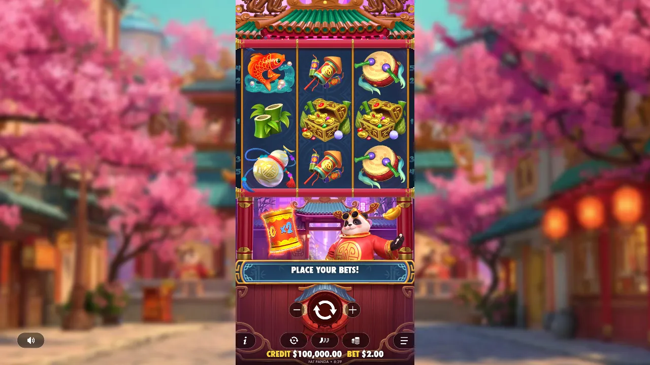 Lucky Panda slot gameplay screenshot