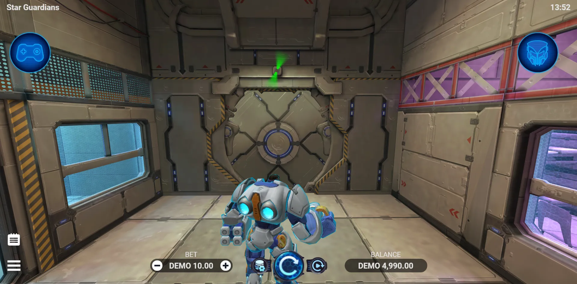 Star Guardians slot gameplay screenshot