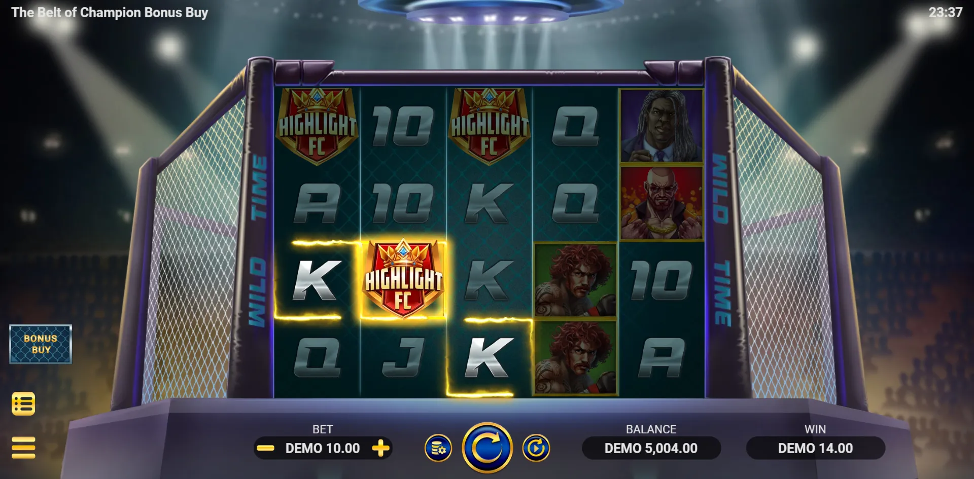 The Belt of Champion Bonus Buy slot gameplay screenshot