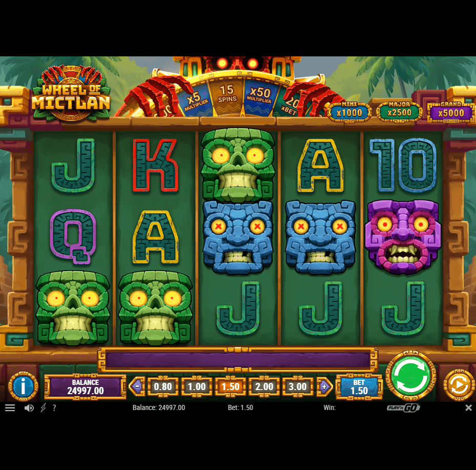 Wheel of Mictlan slot by Play'n GO gameplay screenshot