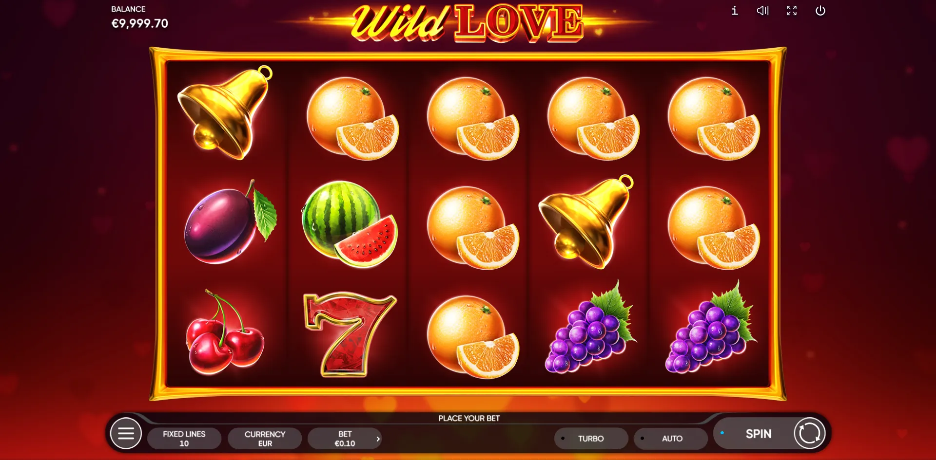 Wild Love reels showing spinning reels