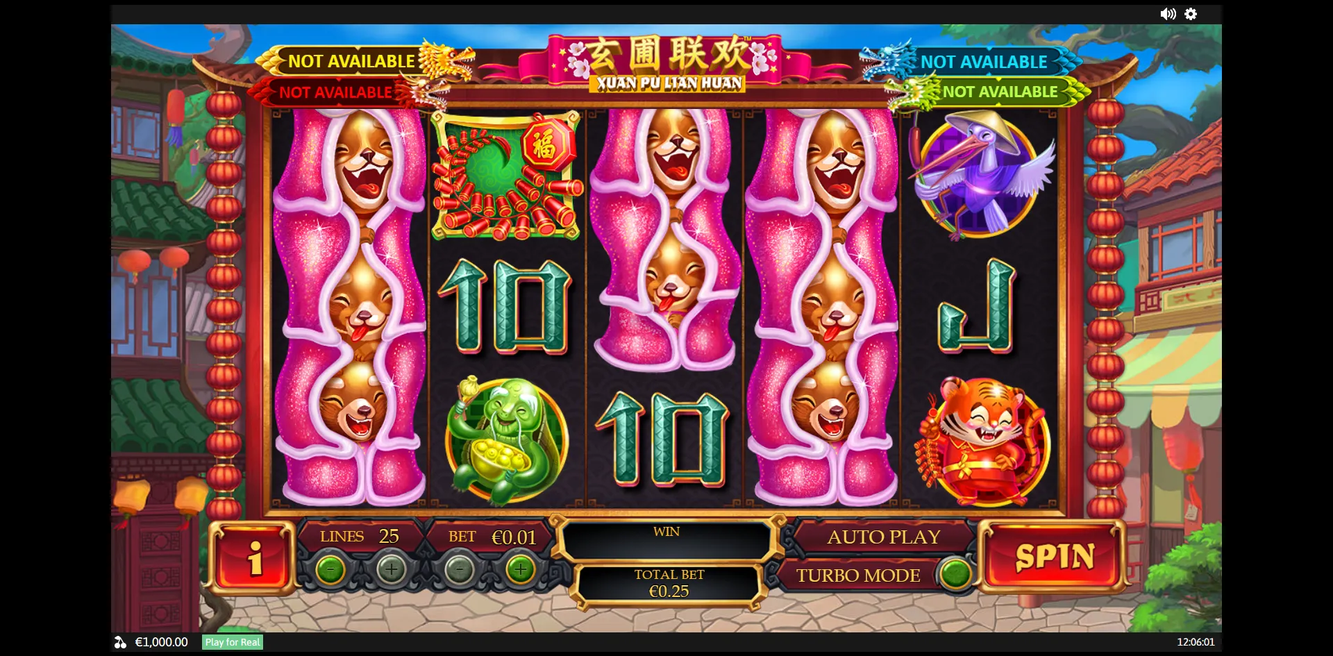 Xuan Pu Lian Huan slot gameplay screenshot