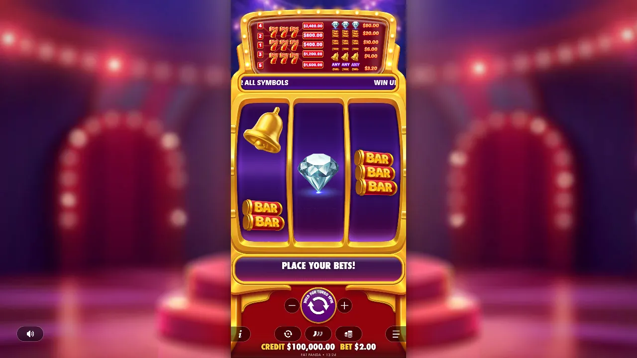 777 Rush slot gameplay screenshot