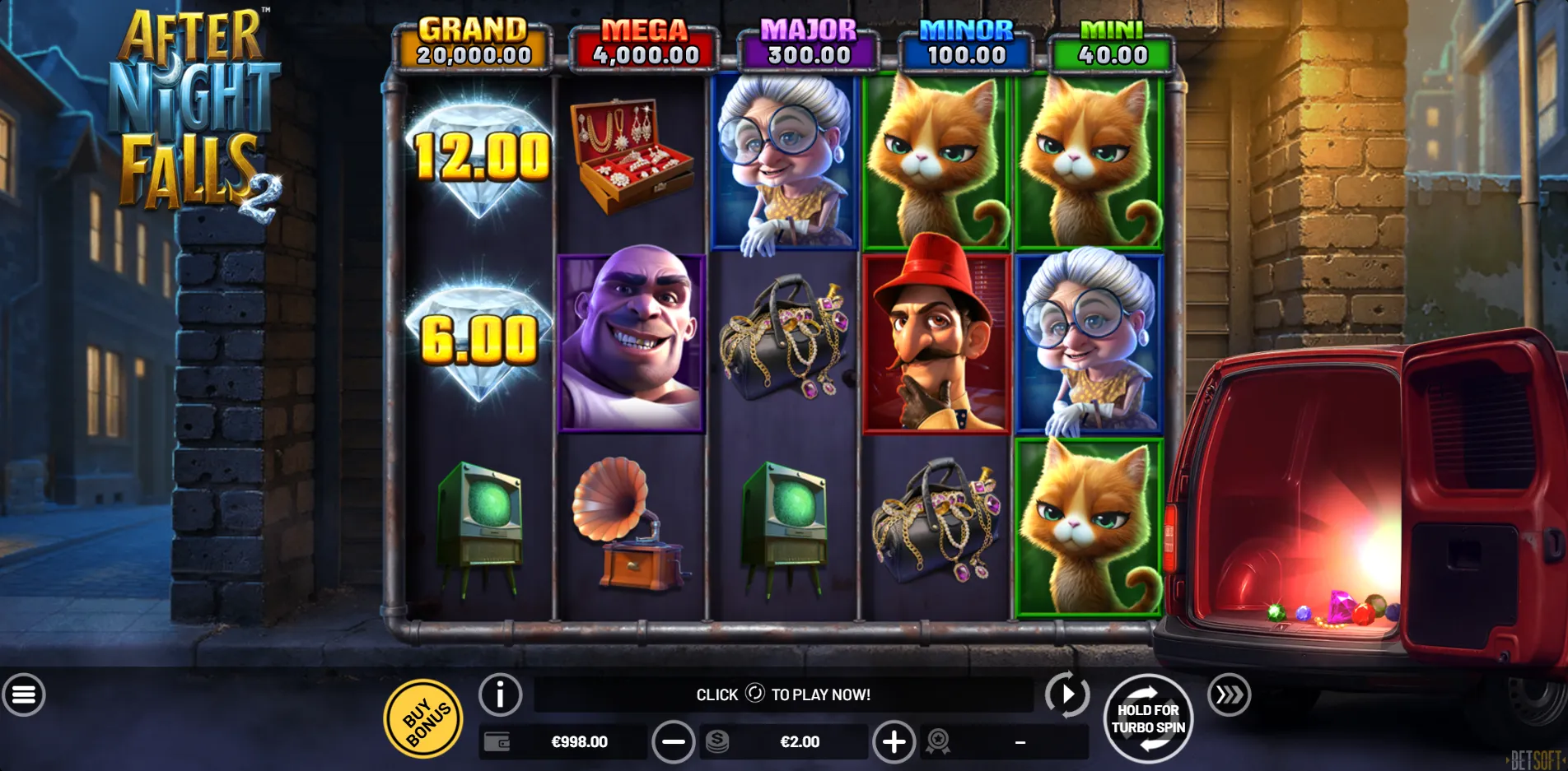 After Night Falls 2 slot gameplay screenshot