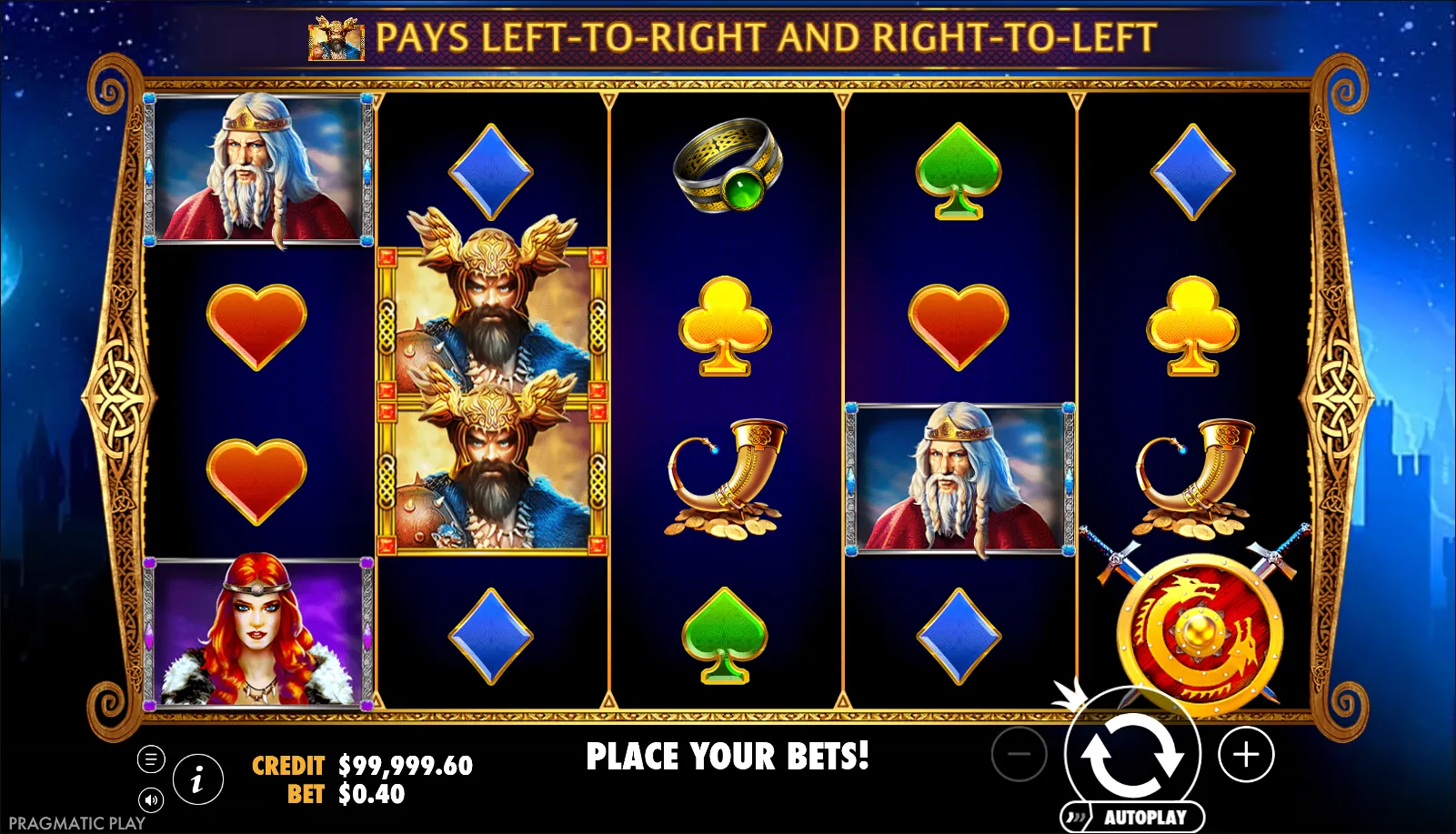 Beowulf slot gameplay screenshot