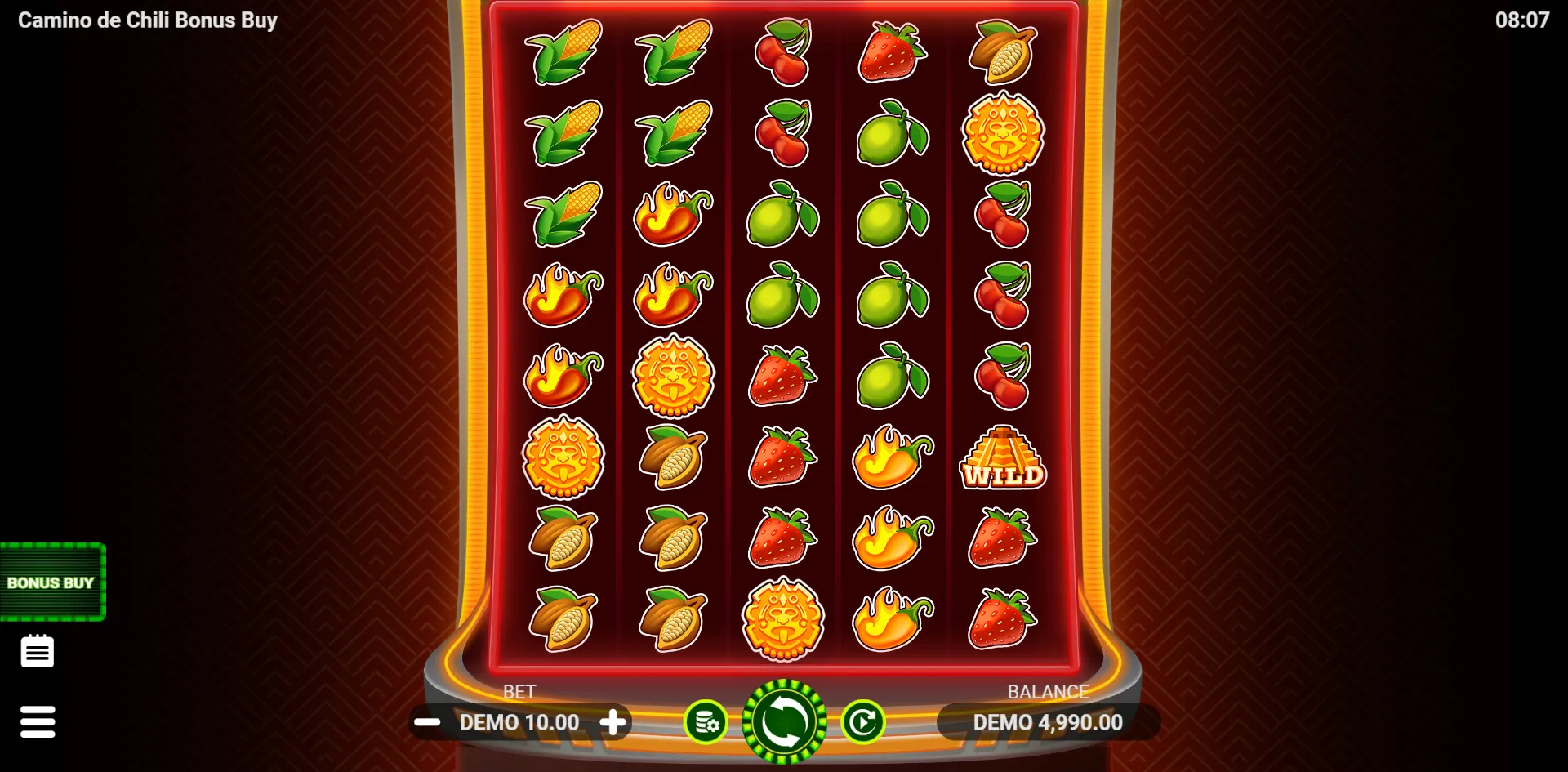 Camino de Chili Bonus Buy slot gameplay screenshot