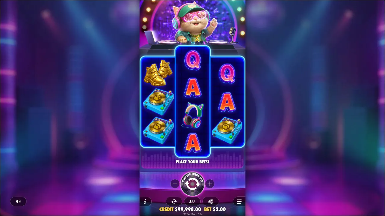 DJ Neko slot gameplay screenshot