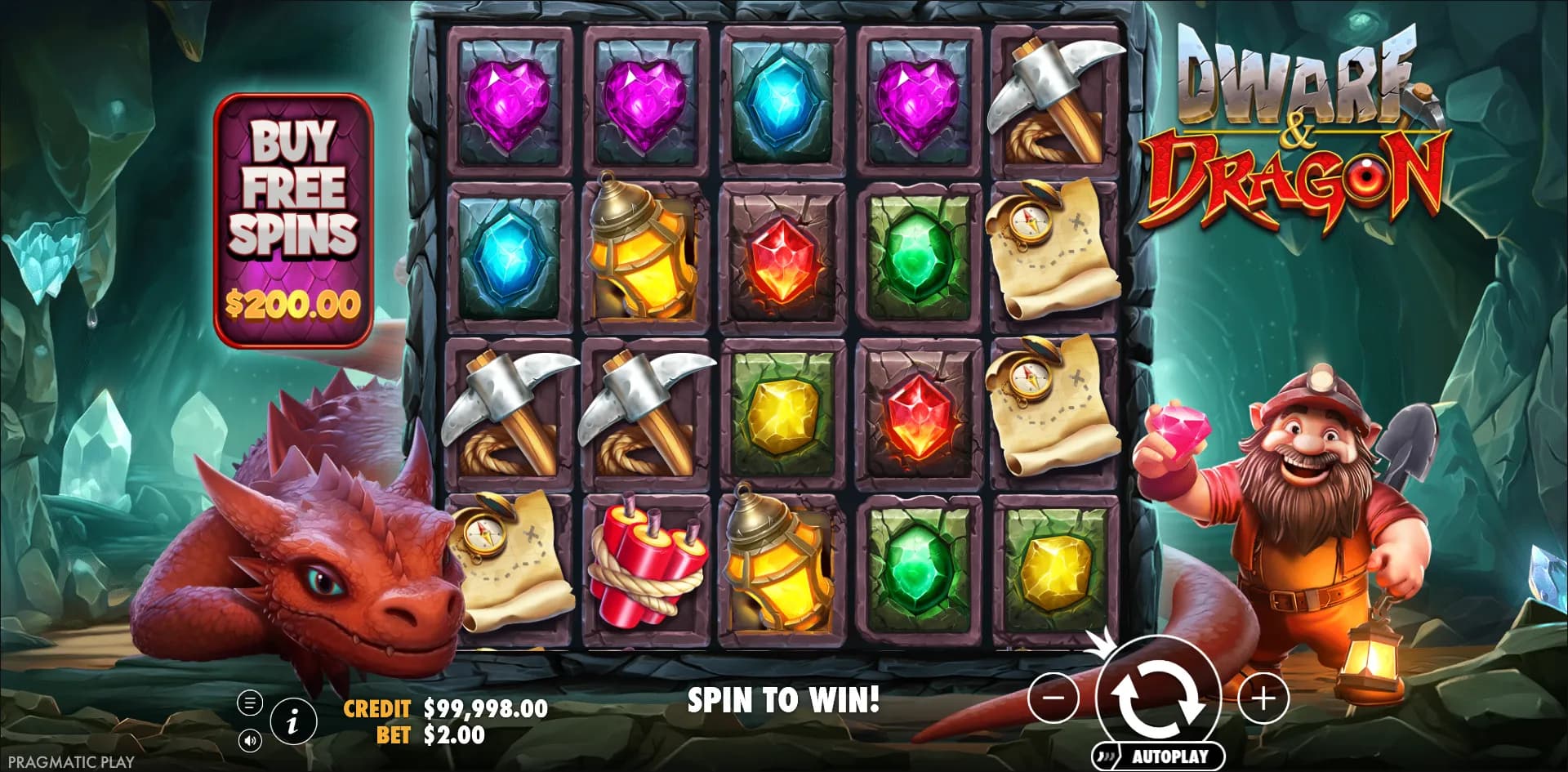 Dwarf & Dragon slot gameplay screenshot