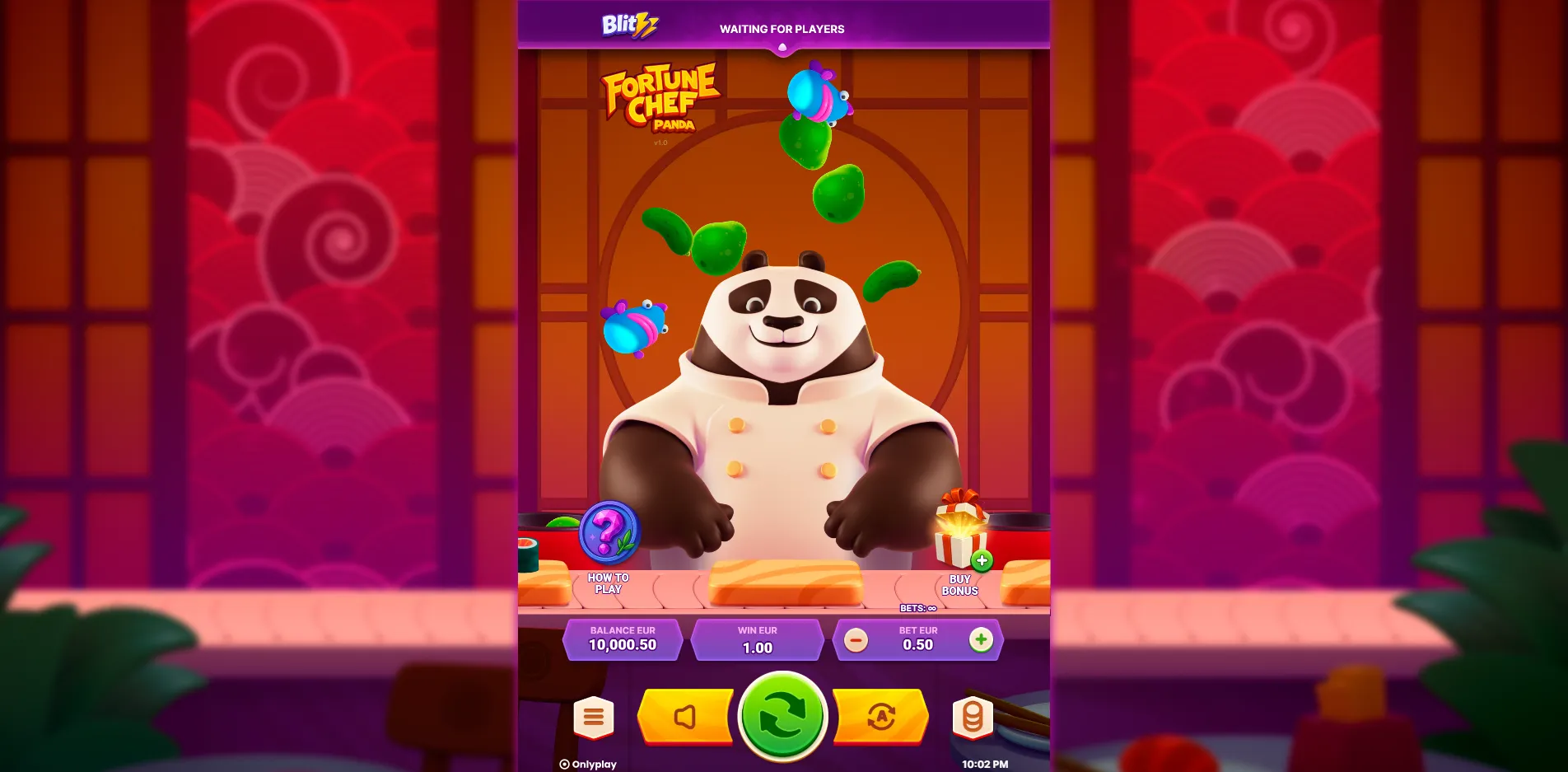 Fortune Chef Panda slot gameplay screenshot