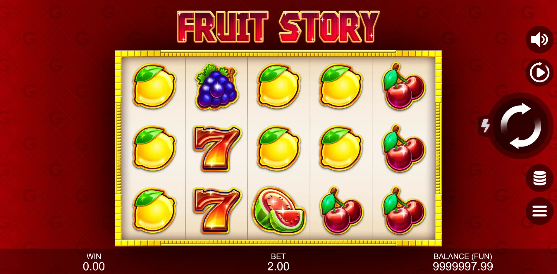 Fruit Story slot gameplay screenshot