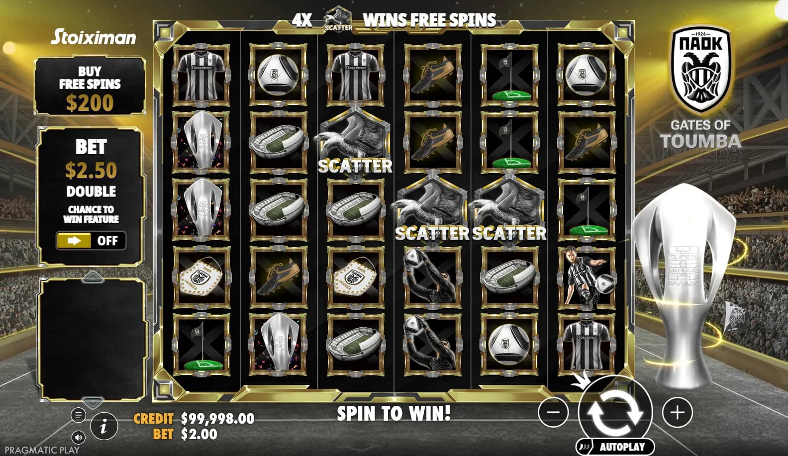 Gates of Toumba slot gameplay screenshot