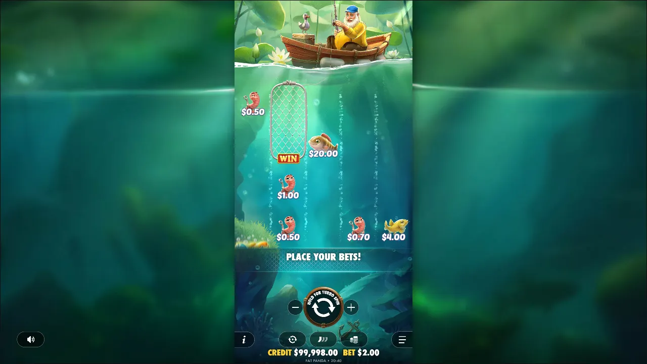 Happy Nets slot gameplay screenshot