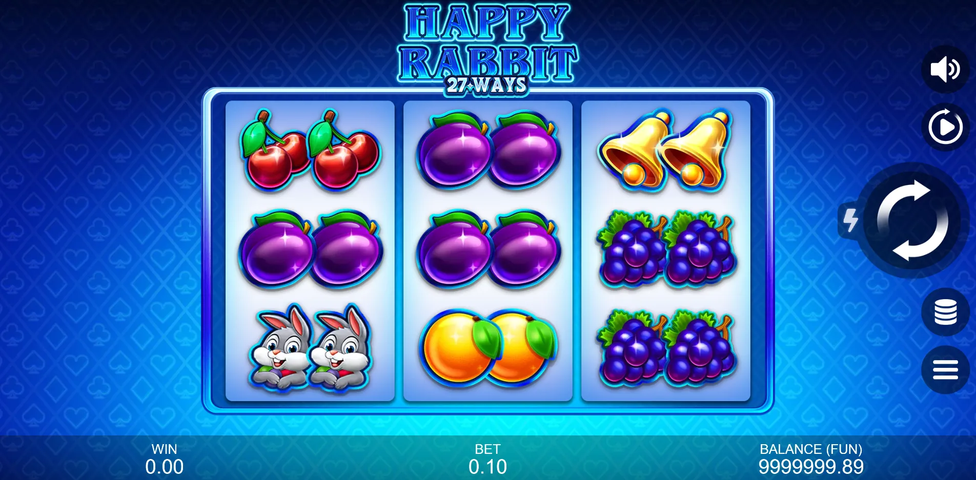 Happy Rabbit: 27 Ways slot gameplay screenshot