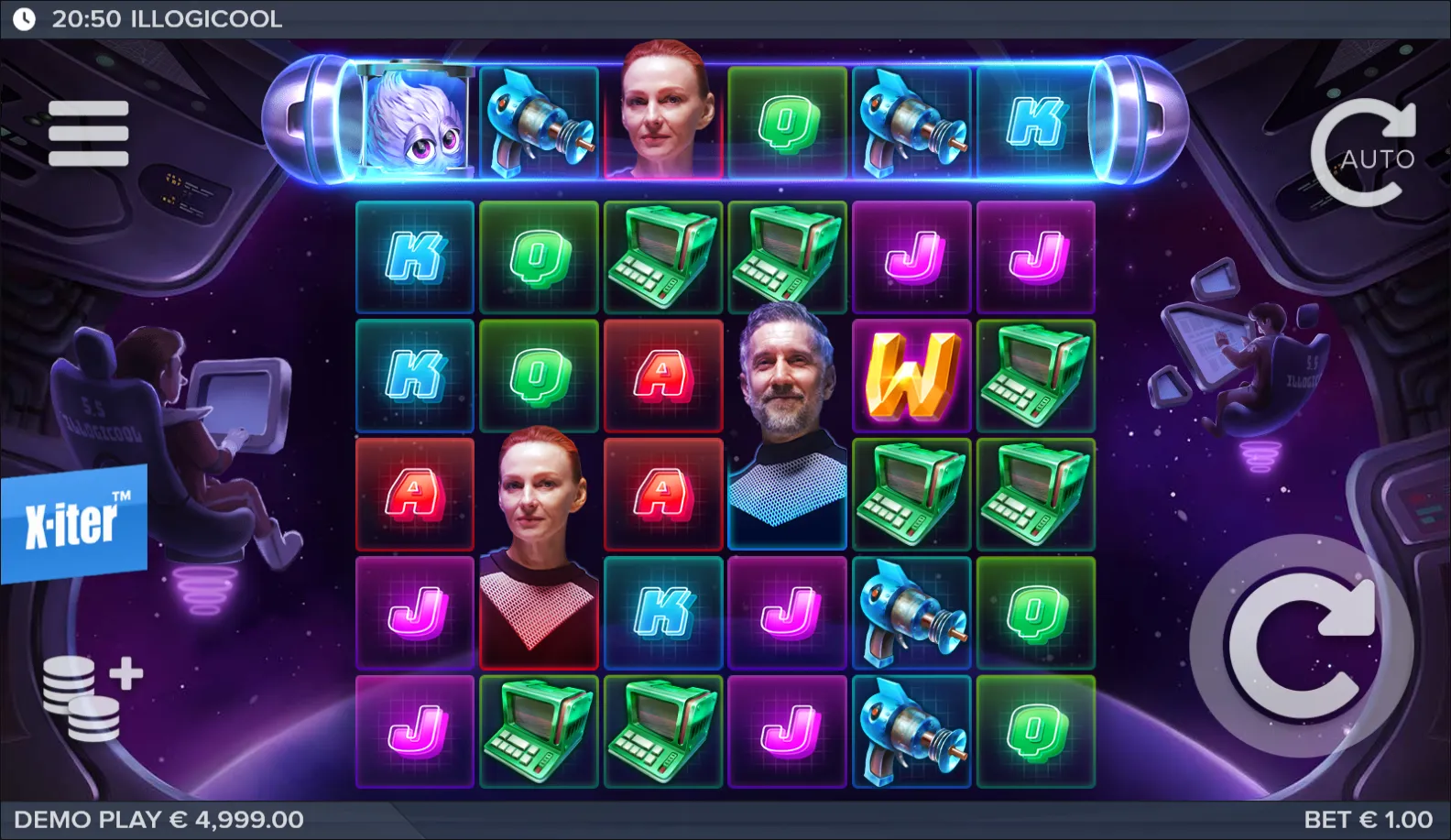 Illogicool slot gameplay screenshot