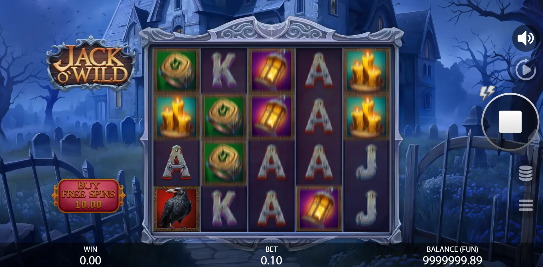 Jack O'Wild slot gameplay screenshot