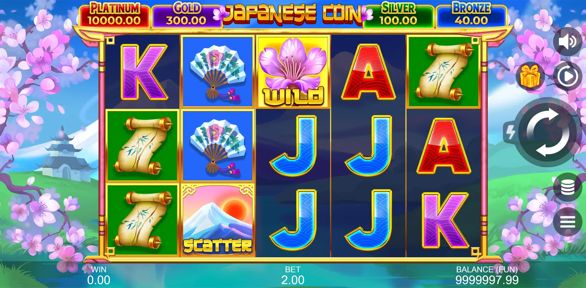 Japanese Coin: Hold The Spin slot gameplay screenshot