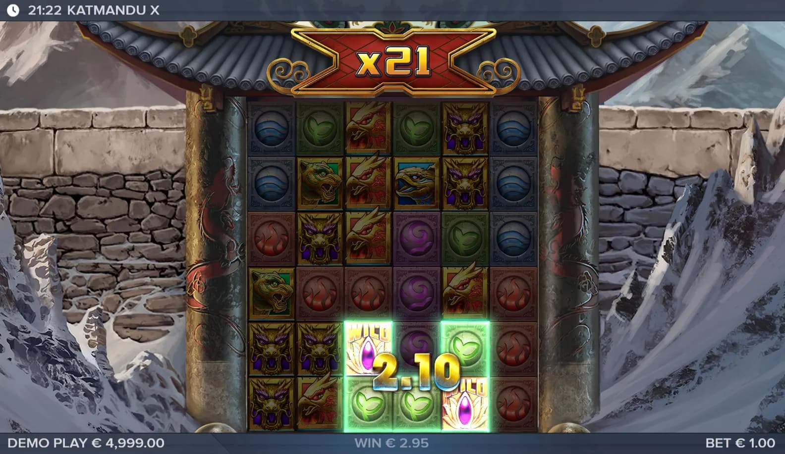 Katmandu X slot gameplay screenshot
