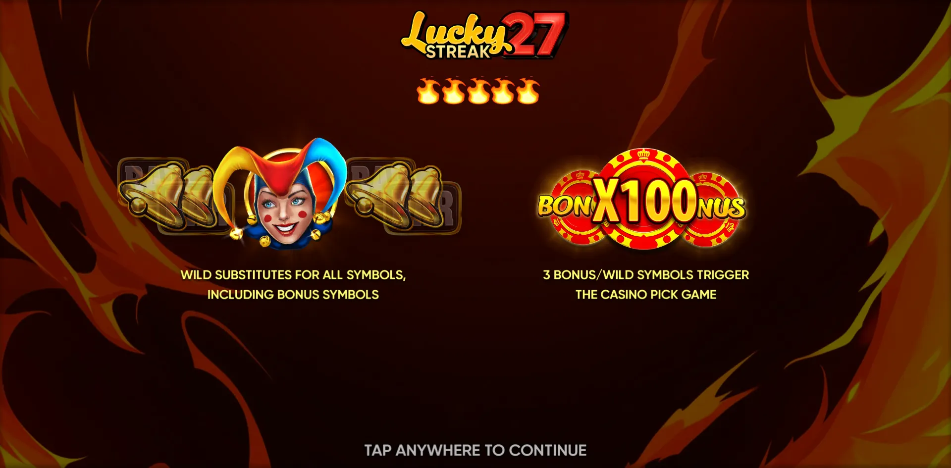 Lucky Streak 27 slot gameplay screenshot
