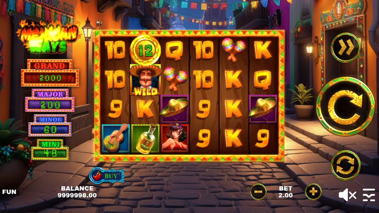 Mexican Ways slot gameplay screenshot
