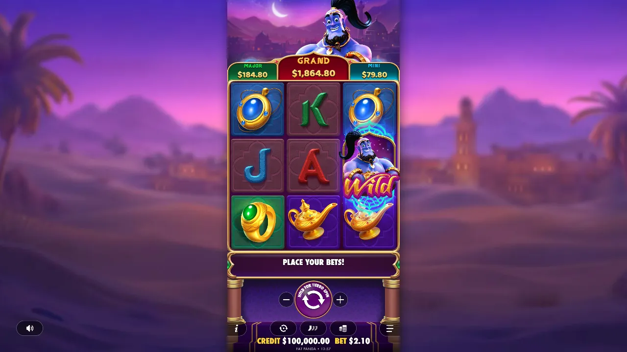 Mystic Wishes slot gameplay screenshot