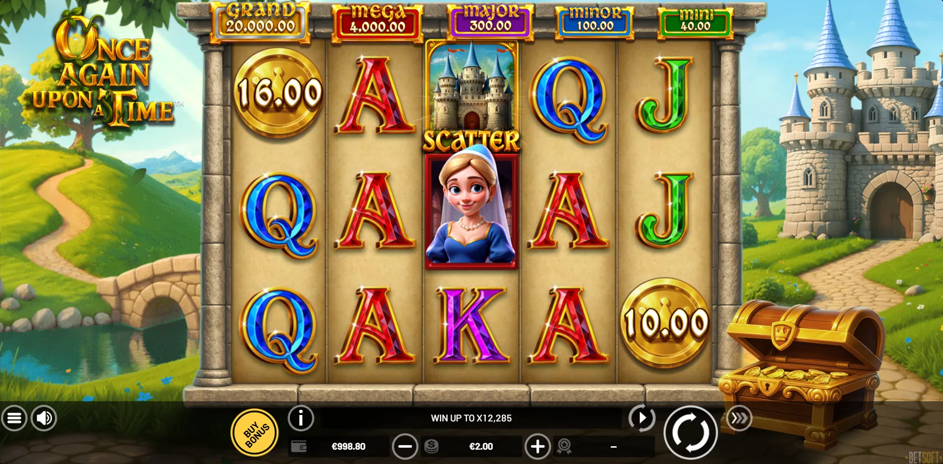 Once Again Upon a Time slot gameplay screenshot