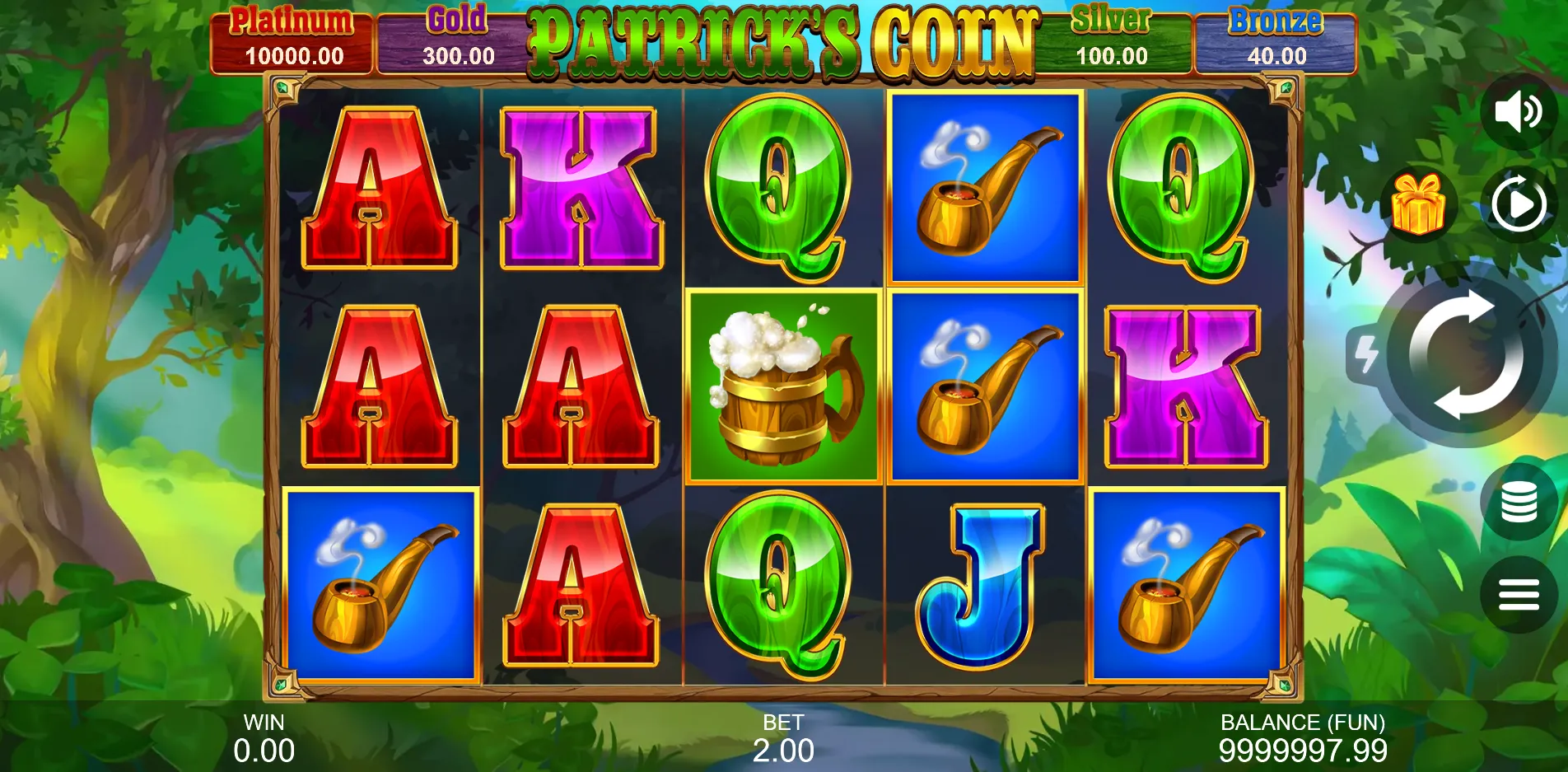 Patrick's Coin: Hold The Spin slot gameplay screenshot