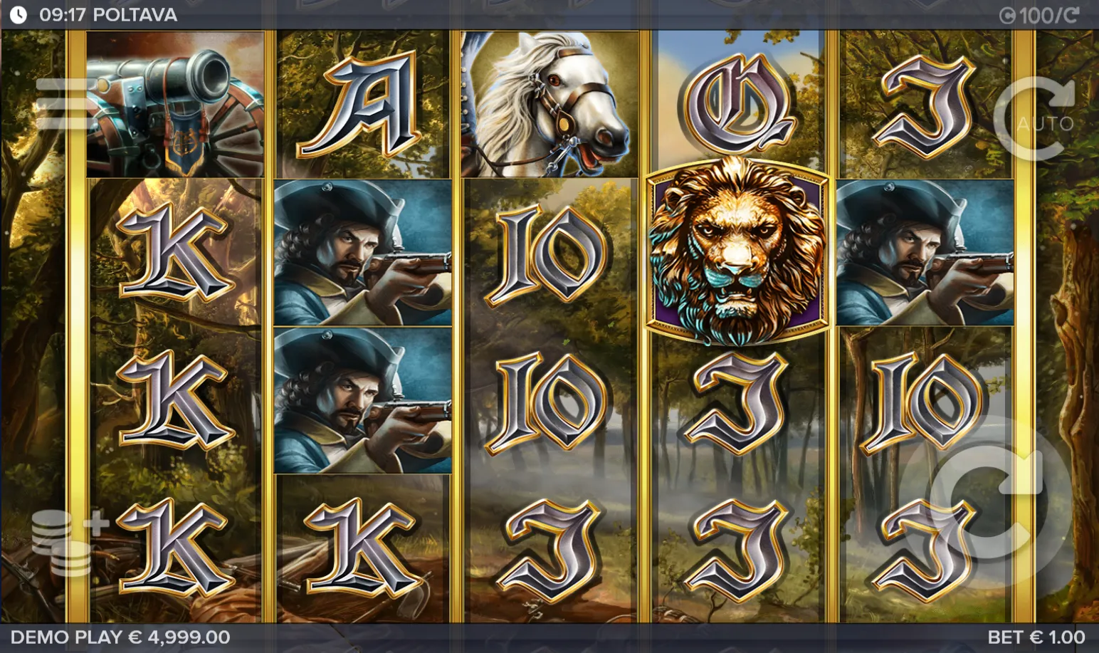 Poltava slot gameplay screenshot