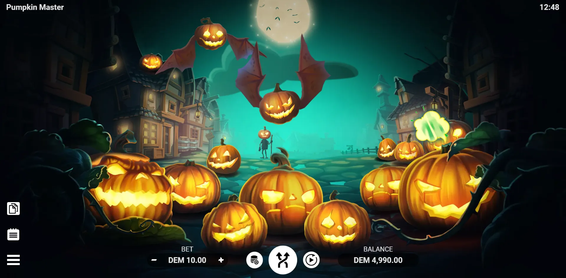 Pumpkin Master slot gameplay screenshot