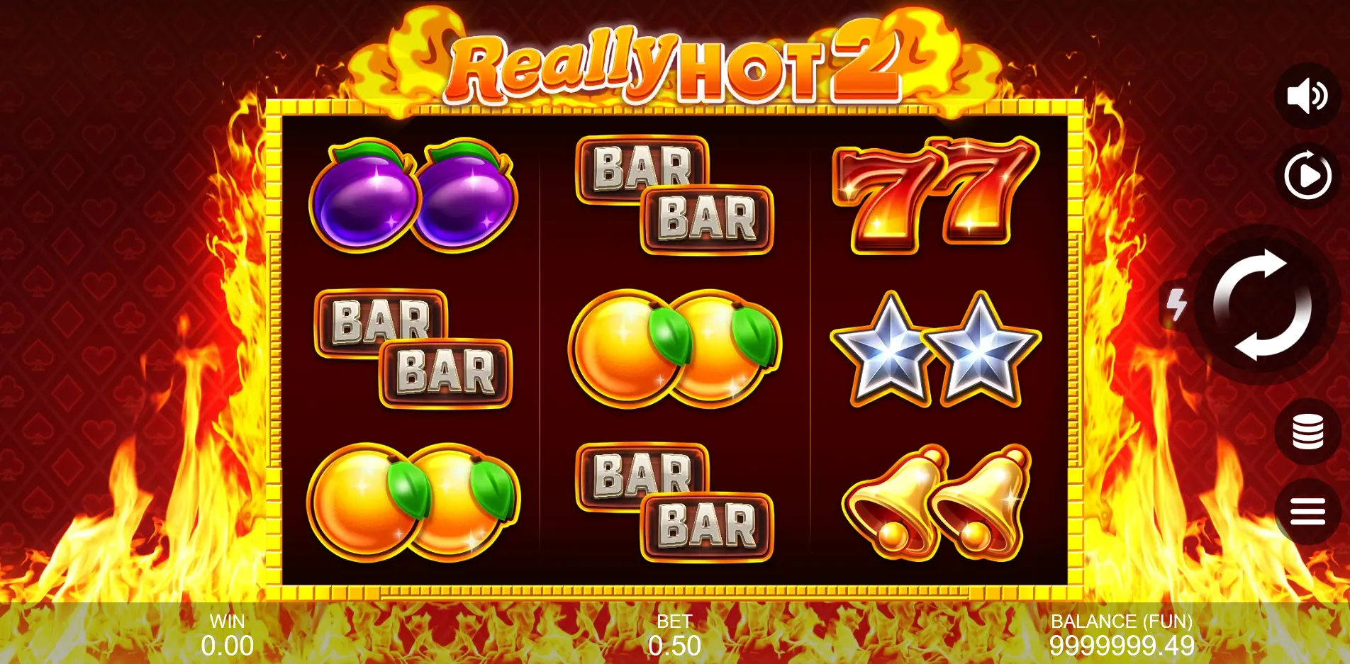 Really Hot 2 slot gameplay screenshot