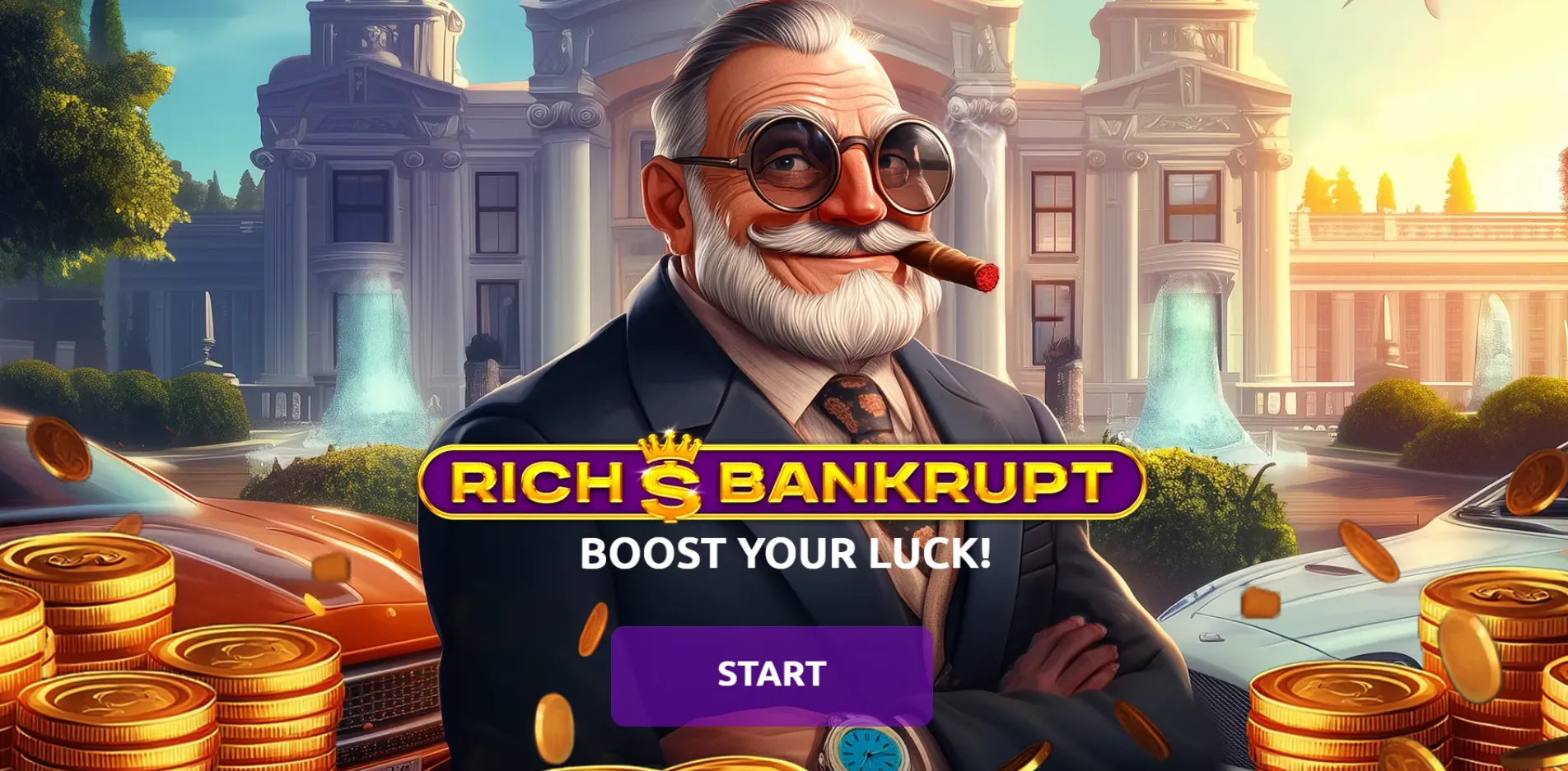 Rich Bankrupt slot gameplay screenshot