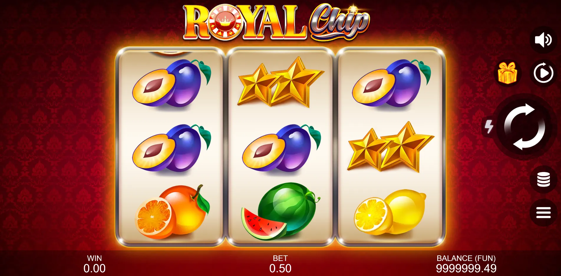 Royal Chip slot gameplay screenshot