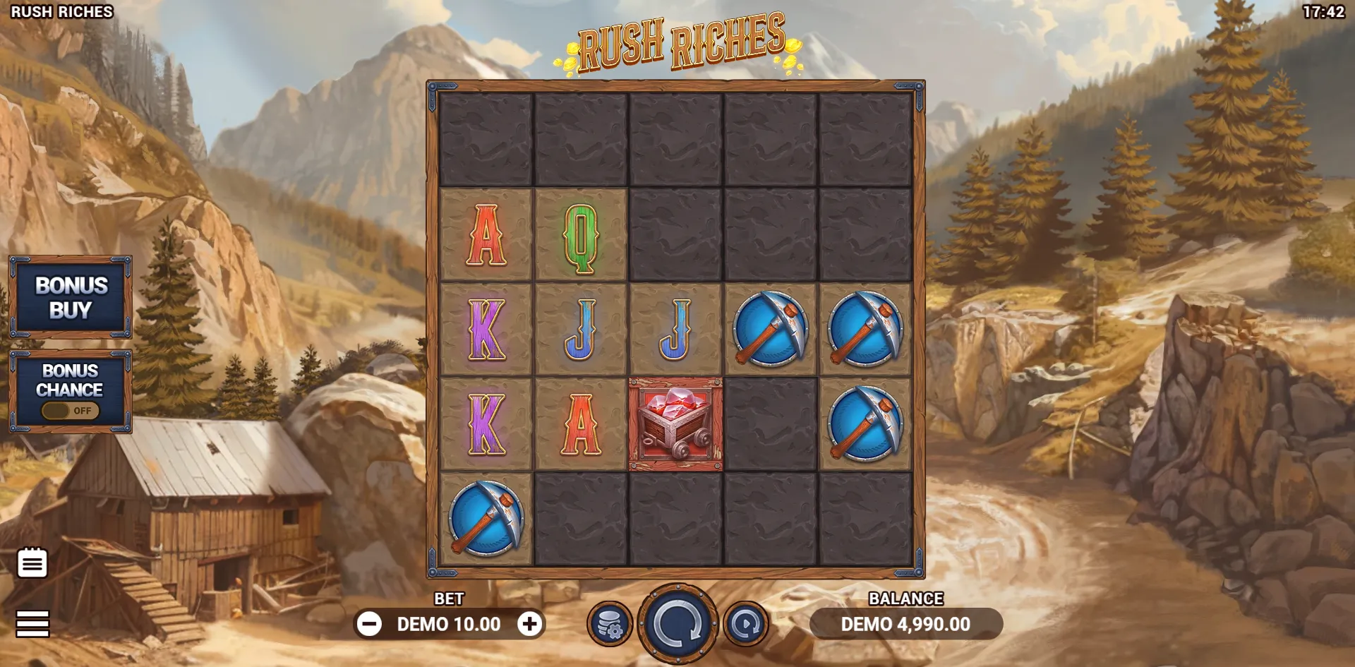 Rush Riches slot gameplay screenshot