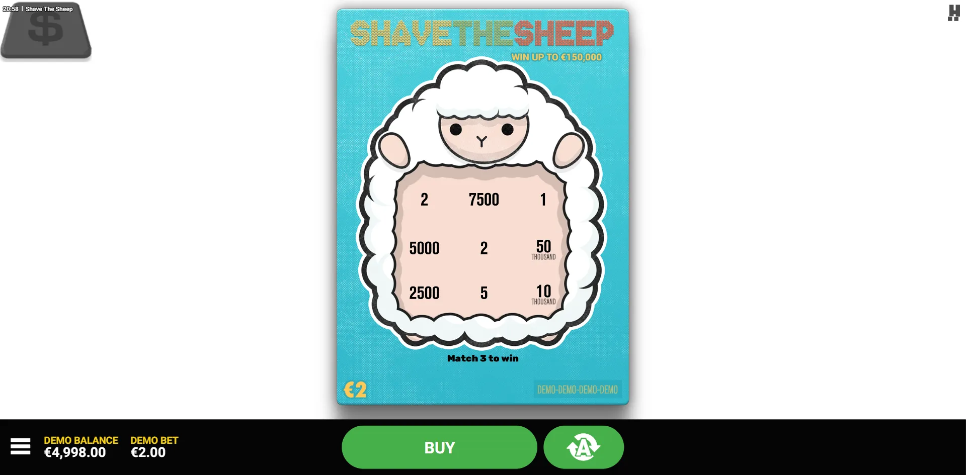 Shave the Sheep slot gameplay screenshot