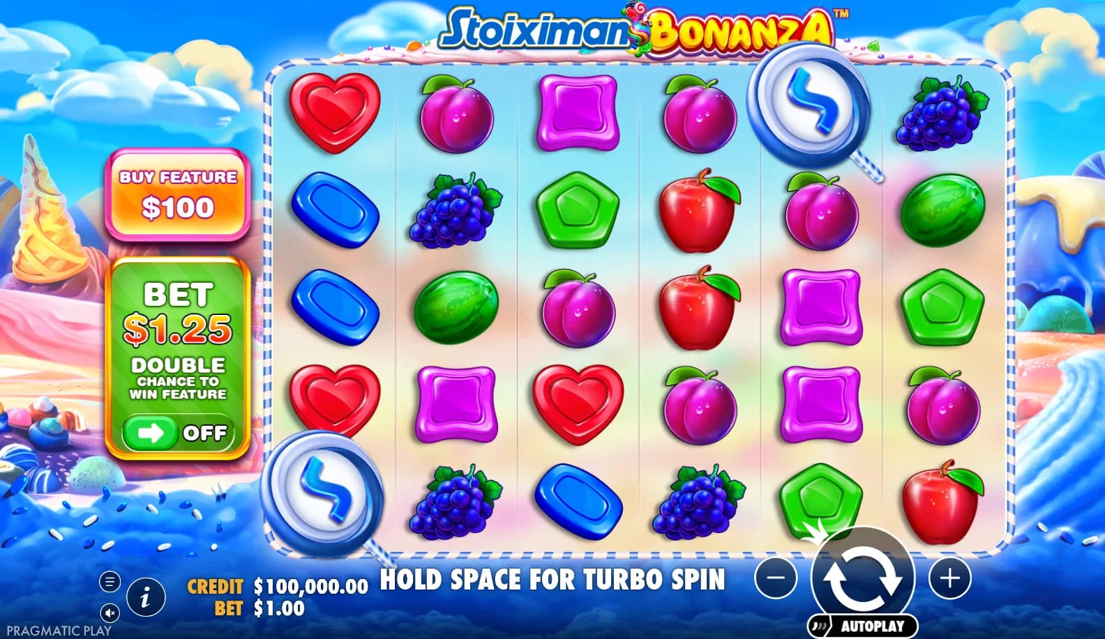 Stoiximan Bonanza slot gameplay screenshot