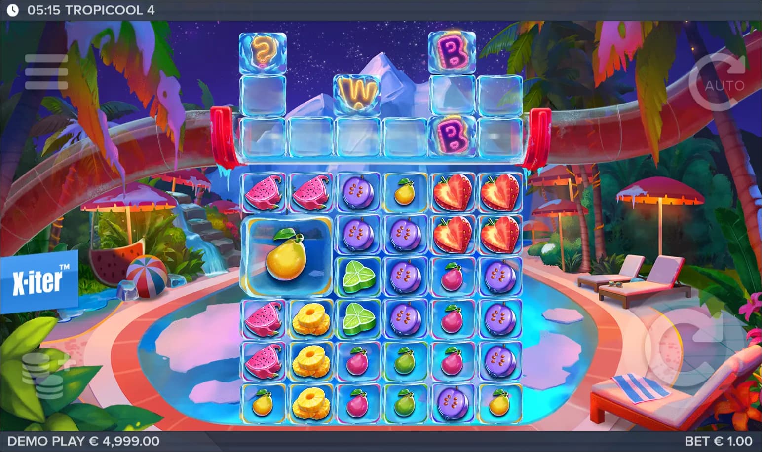 Tropicool 4 slot gameplay screenshot