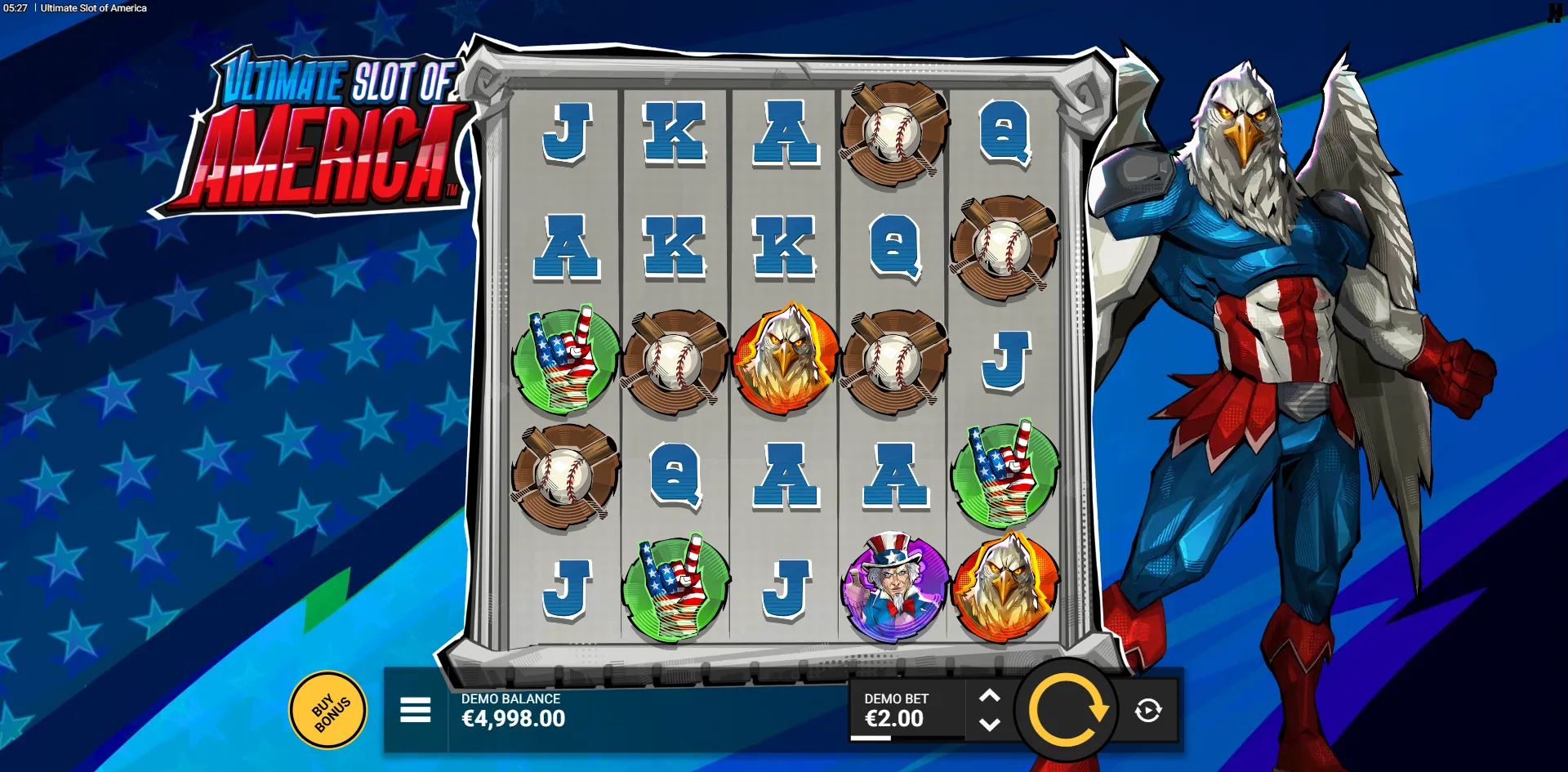Ultimate Slot of America slot gameplay screenshot