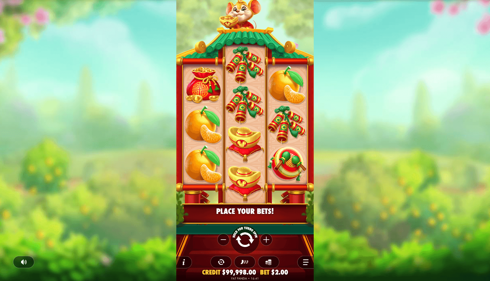 Lucky Mouse slot gameplay screenshot