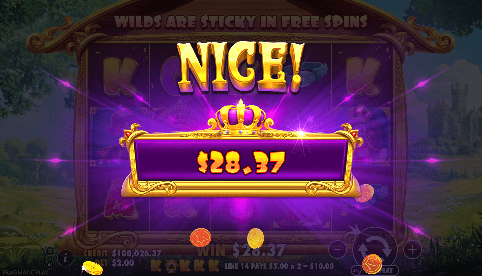 The Dog House - Royal Hunt slot gameplay screenshot