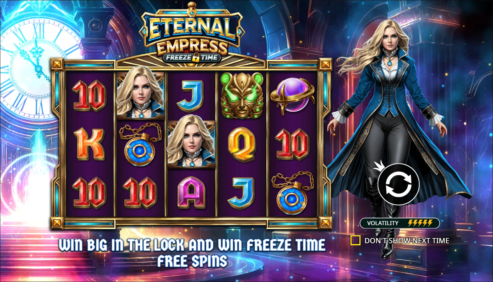Eternal Empress - Freeze Time slot gameplay screenshot